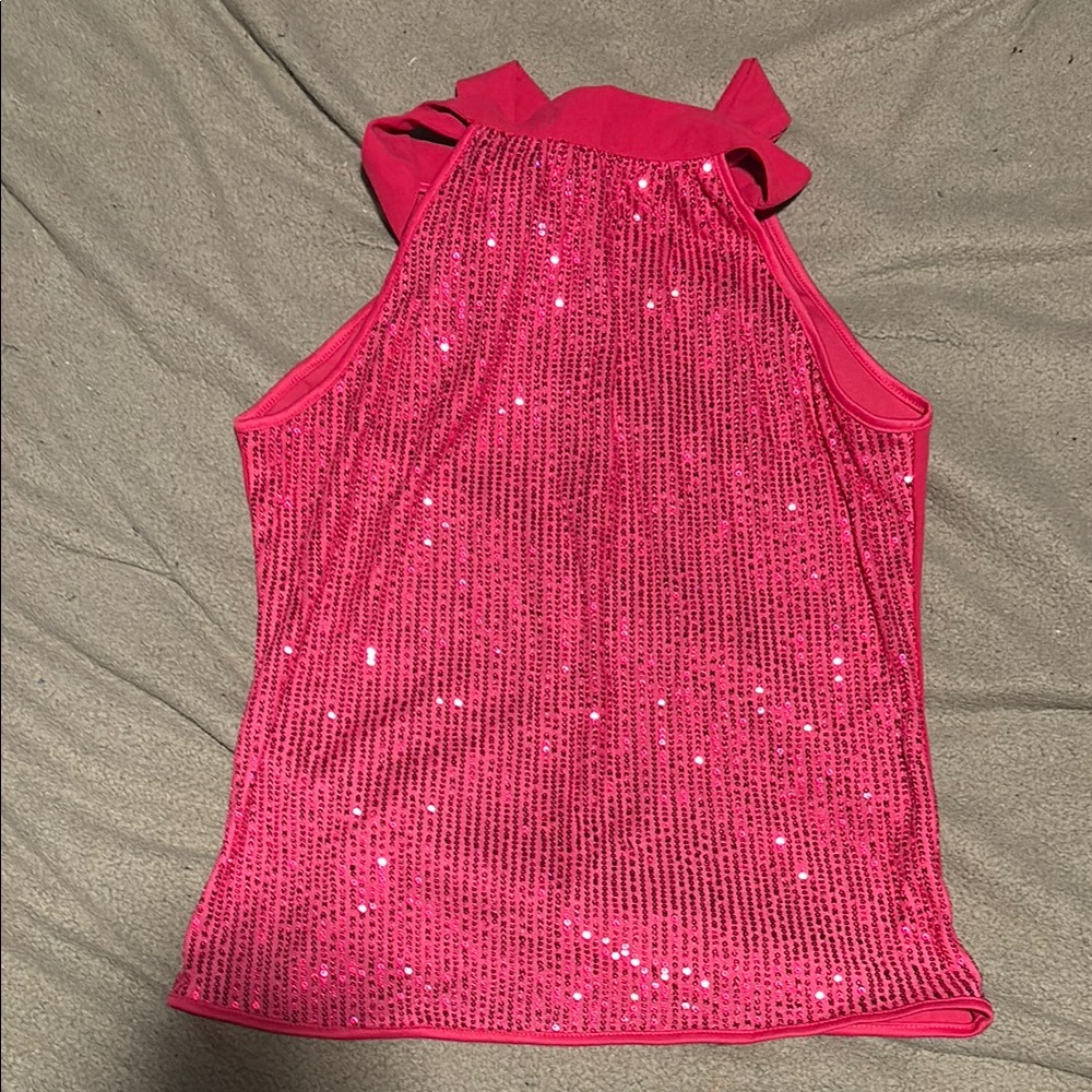 Sparkling Pink Sleeveless Top